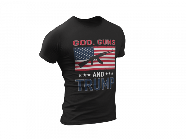 God Guns and Trump Tee_Black