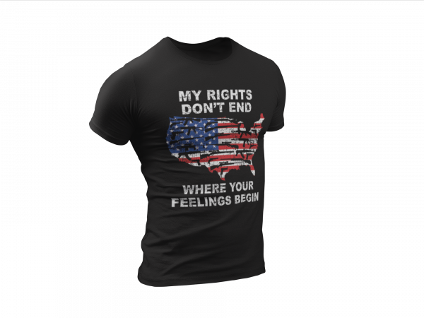 My Rights Don't End Tee_Black