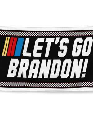 Lets Go Brandon NASCAR Flag