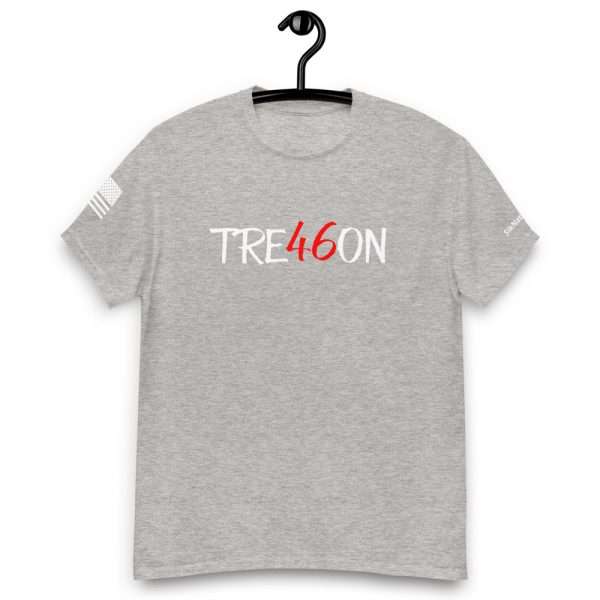 Tre46on Tee_Front Grey