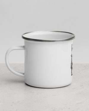 I Will Not Be Lectured Enamel Mug