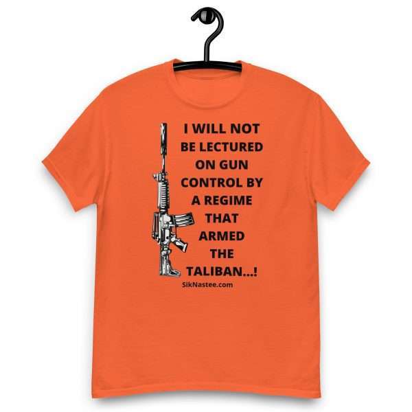 I Will Not Be Lectured Tee_Orange