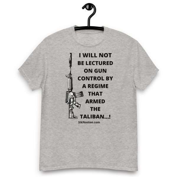 I Will Not Be Lectured Tee_Grey